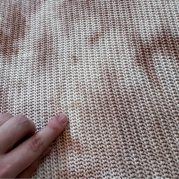 AERIE OPEN KNIT OVERSIZED SWEATER in Raw Sienna - Picture 6 of 8